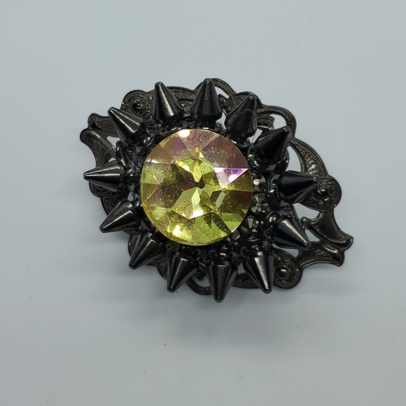 Gasoline GLAMOUR SWAROVSKI spike ring